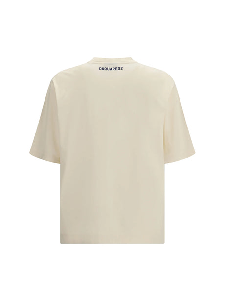 Dsquared2 Cotton T-Shirt - Ivory