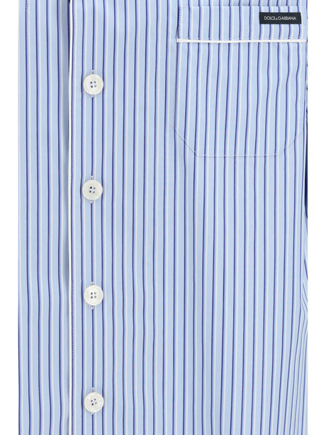Dolce & Gabbana Striped poplin Hawaii Shirt - Rigato