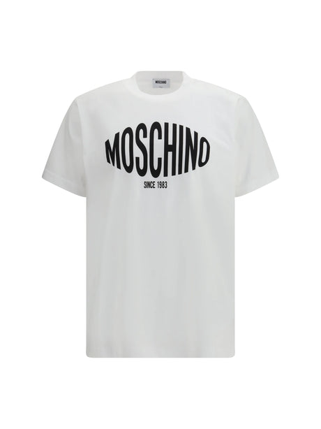 Moschino Logo printed T-shirt - Patterned White