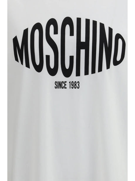 Moschino Logo printed T-shirt - Patterned White