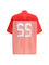 Moschino Technical mesh Shirt with reversed 22 print - Patterned Red