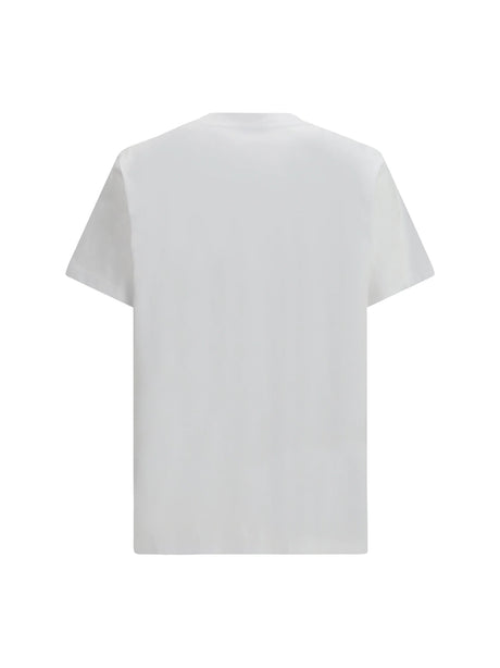 Moschino Maxi Laurel Crown Embroidery T-shirt - Patterned White