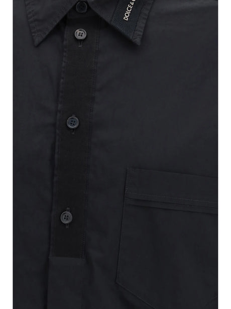 Dolce & Gabbana Cotton Shirt with pockets - Black