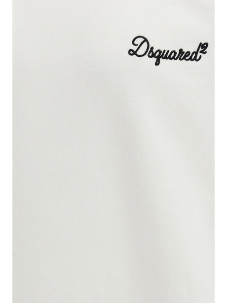 Dsquared2 Logo cotton Sweatshirt - White