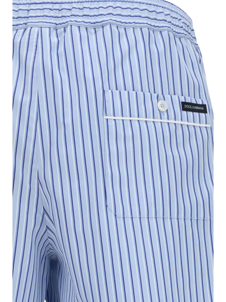 Dolce & Gabbana Striped poplin Shorts - Rigato
