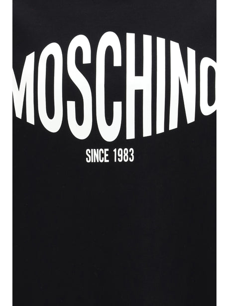 Moschino Printed organic cotton Sweatshirt - Patterned Black