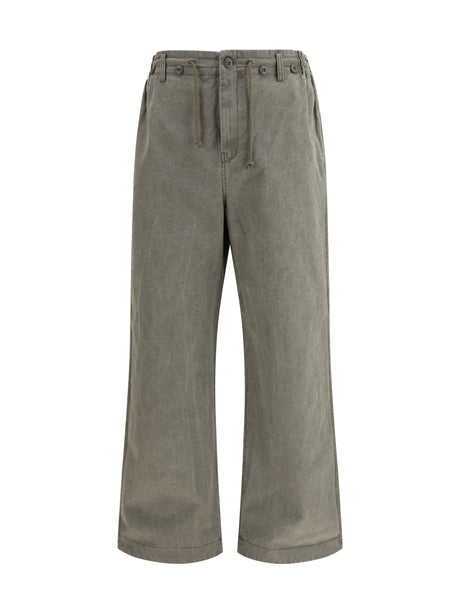 Golden Goose Journey W’s Ortensia Boyfriend Pants - Gothic Olive