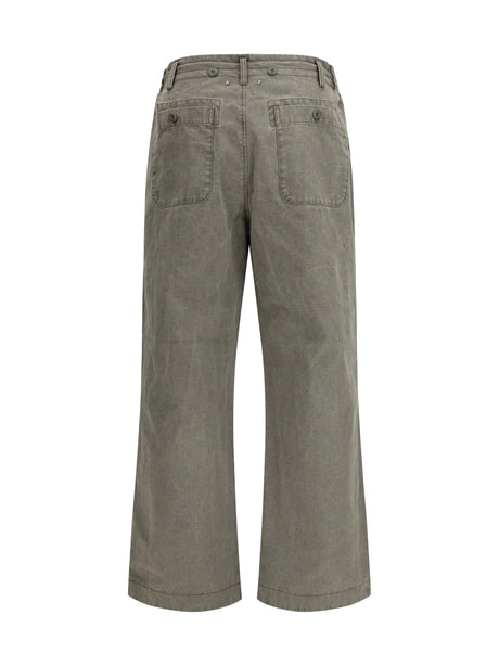 Golden Goose Journey W’s Ortensia Boyfriend Pants - Gothic Olive