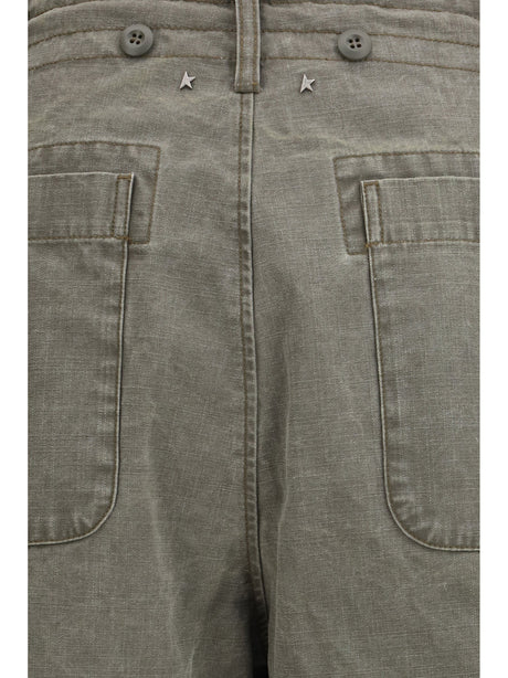 Golden Goose Journey W’s Ortensia Boyfriend Pants - Gothic Olive