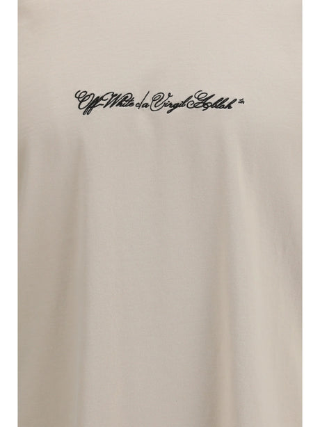 Off-White Script Arrow T-shirt - Pumice Stone