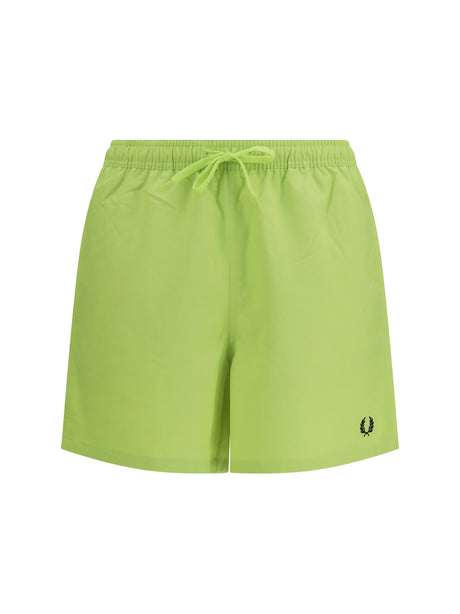Fred Perry Swim Shorts - Citron
