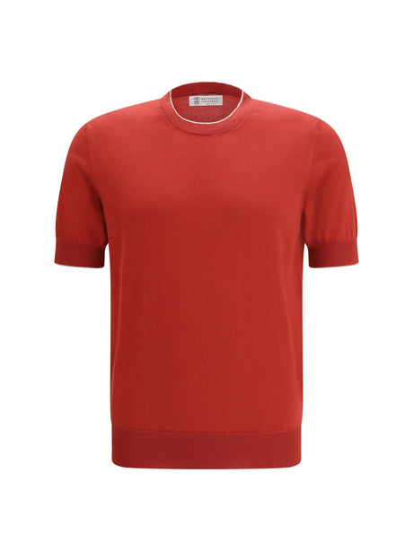 Brunello Cucinelli Cotton T-shirt - Fragola+Nebbia
