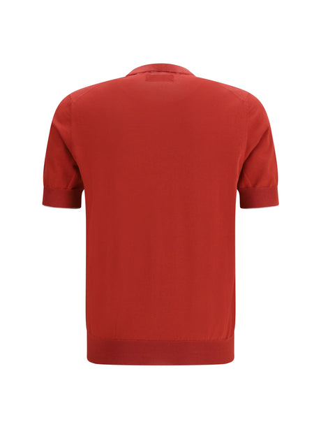 Brunello Cucinelli Cotton T-shirt - Fragola+Nebbia