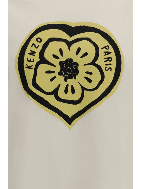 Kenzo Boke Heart Classic T-shirt - Ecru