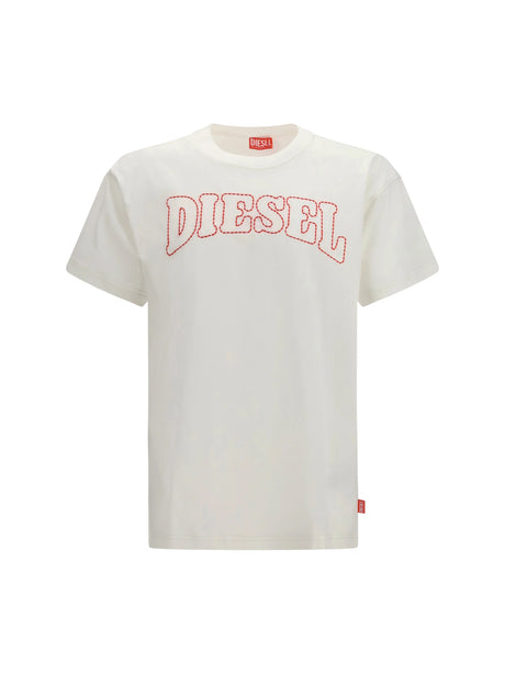 Diesel T-Norm-V10 Logo Stitching T-Shirt - 141