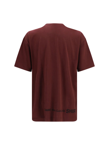 Comme Des GarçOns Shirt Short-sleeved cotton crewneck T-shirt - Purple