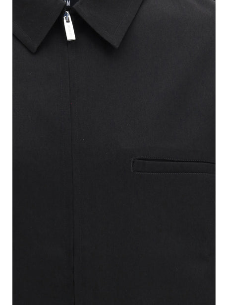 Jacquemus Mecano Shirt in virgin wool - Black