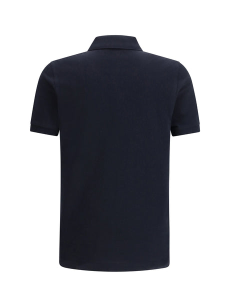 Fred Perry M3636 long sleeve cotton piqué Polo - Navy