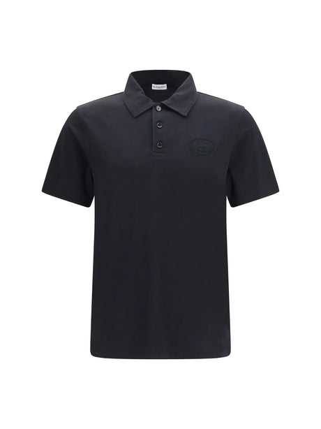 Burberry Piqué Polo Shirt - Black