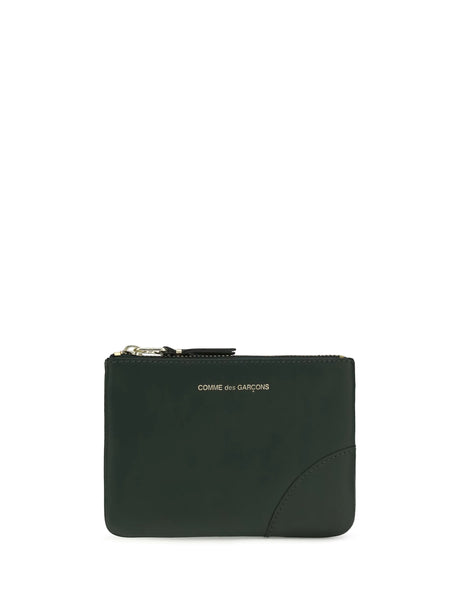 Comme Des Garcons Leather Coin Purse - Bottle Green