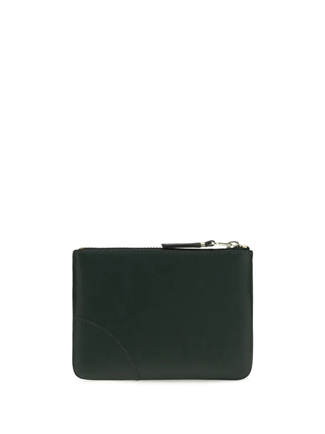 Comme Des Garcons Leather Coin Purse - Bottle Green
