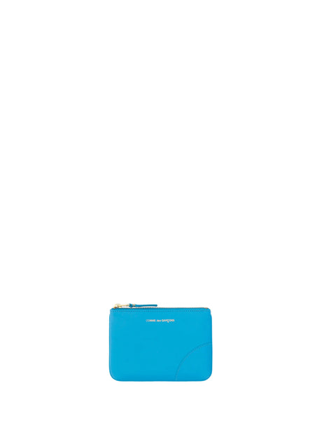 Comme Des Garcons Leather Coin Purse - Blue