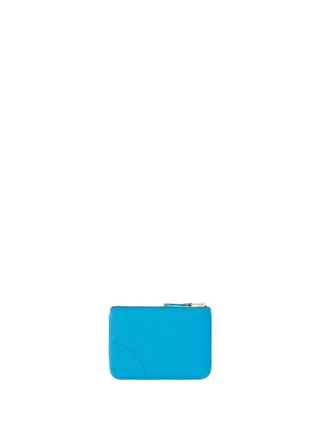 Comme Des Garcons Leather Coin Purse - Blue