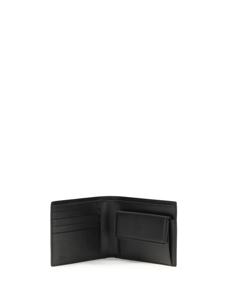 Fendi Bifold leather Wallet - Nero+Palladio