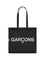 Comme Des Garcons Shopping Tote Bag - Black