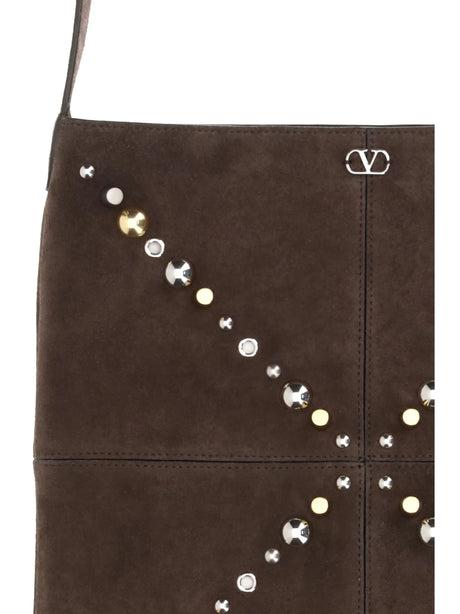 Valentino Garavani Nellcôte Shoulder Bag - Testa Di Moro