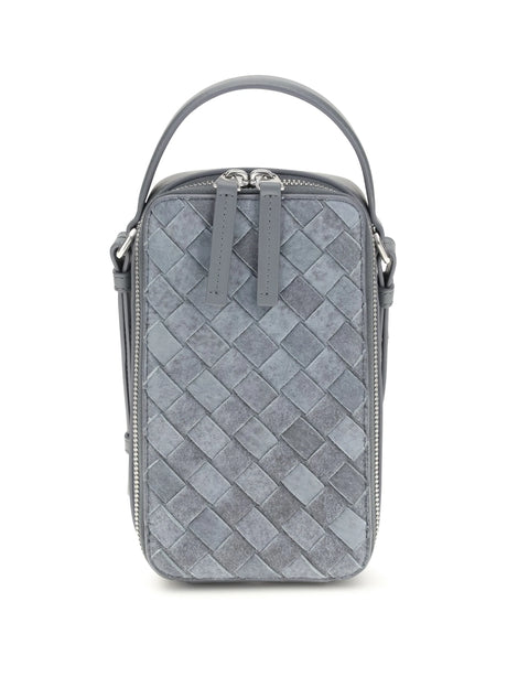 Bottega Veneta Woven Phone Case - Cloudy Indi/Gra.M-S