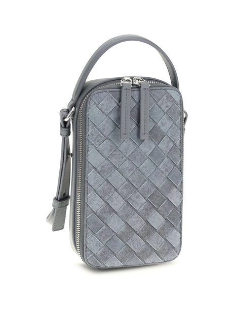 Bottega Veneta Woven Phone Case - Cloudy Indi/Gra.M-S