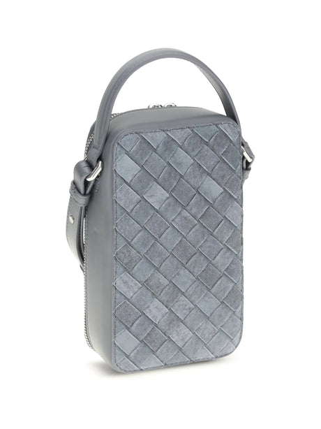 Bottega Veneta Woven Phone Case - Cloudy Indi/Gra.M-S