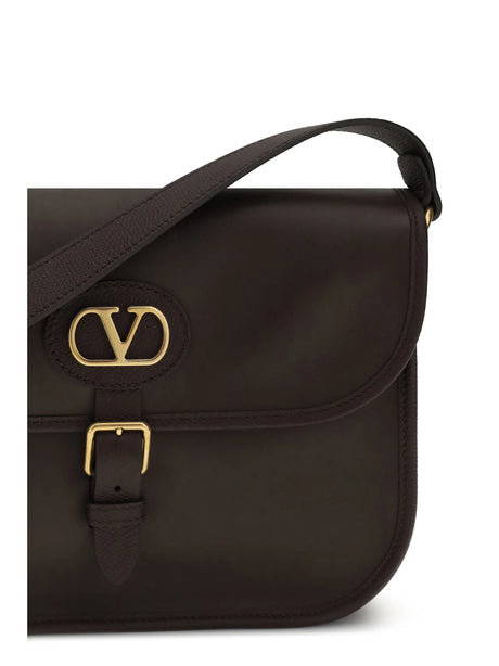 Valentino Garavani Antibes Shoulder Bag - Oak Brown