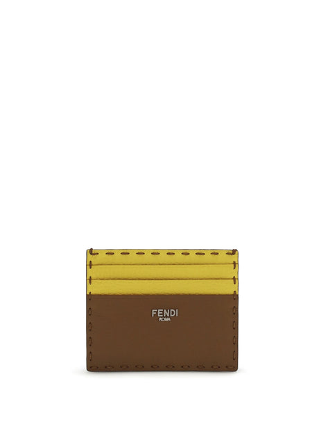 Fendi Selleria Card Holder - Sellier+Sunflower+P