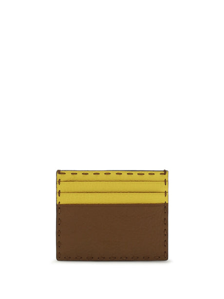Fendi Selleria Card Holder - Sellier+Sunflower+P