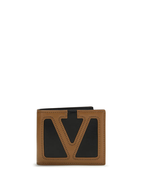 Valentino Garavani Viva Superstar Wallet - Black/Spice