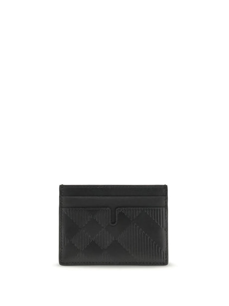 Burberry Leather Card Holder - Black