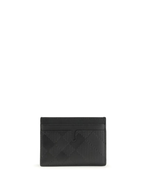 Burberry Leather Card Holder - Black