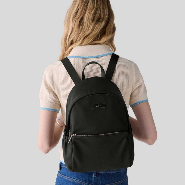 KATE SPADE Carter Ksnyl Dome Backpack Black RS-KP110