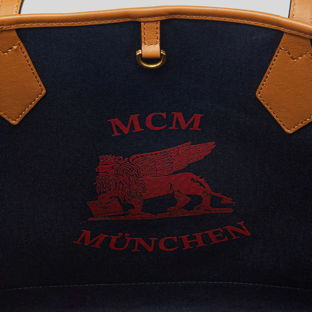 MCM Medium Liz Shopper in Visetos Cognac RS-MWPGSLR02CO001