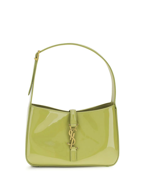 Saint Laurent Leather Shoulder Bag - Reseda