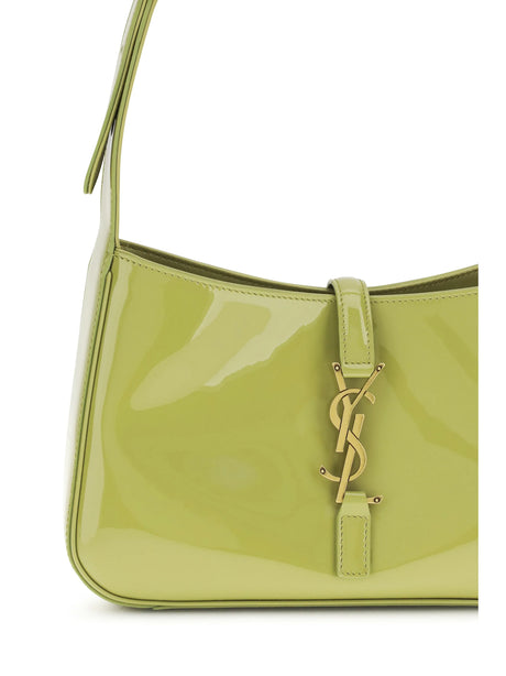 Saint Laurent Leather Shoulder Bag - Reseda