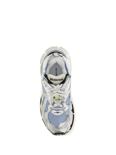 Balenciaga Runner Mesh Sneakers - Blue/Yellow/White