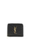 Saint Laurent Cassandre Matelassé Wallet - Black