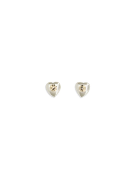 Valentino Garavani VLogo Signature Earrings - Gold/Cream