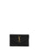 Saint Laurent Leather Cardholder - Black