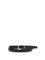 Saint Laurent Cassandre slim Belt - Black