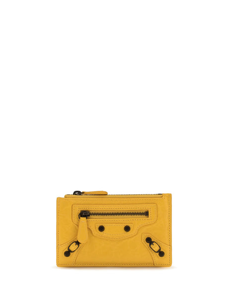 Balenciaga Le City long Card Holder - Marge Yellow