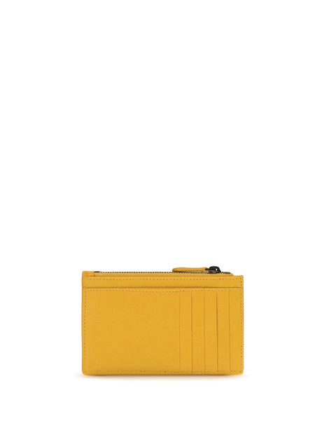 Balenciaga Le City long Card Holder - Marge Yellow